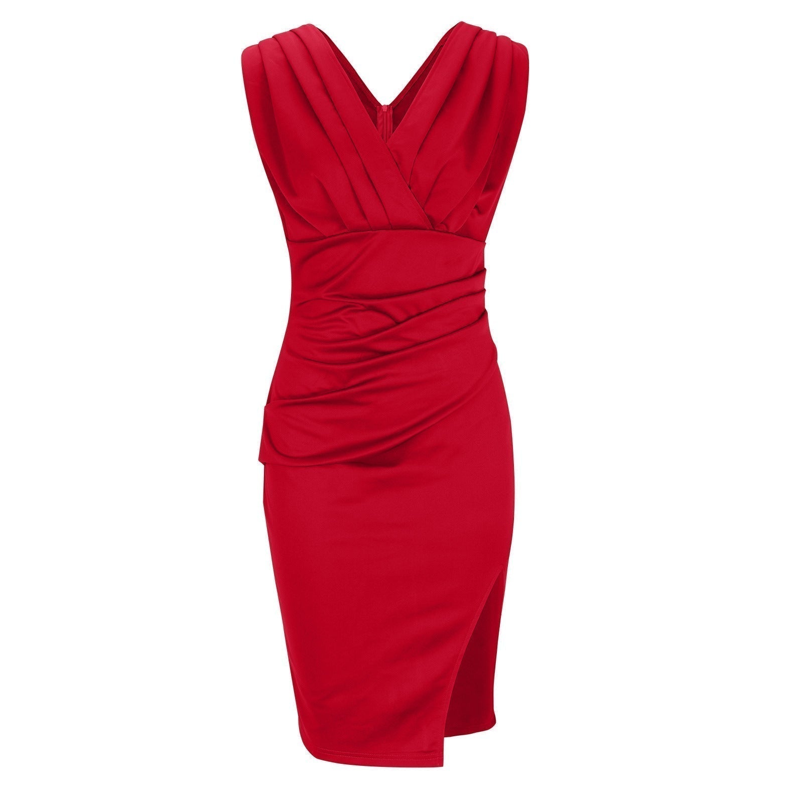 Maison™ | Elegant Scarlet Wrap Dress