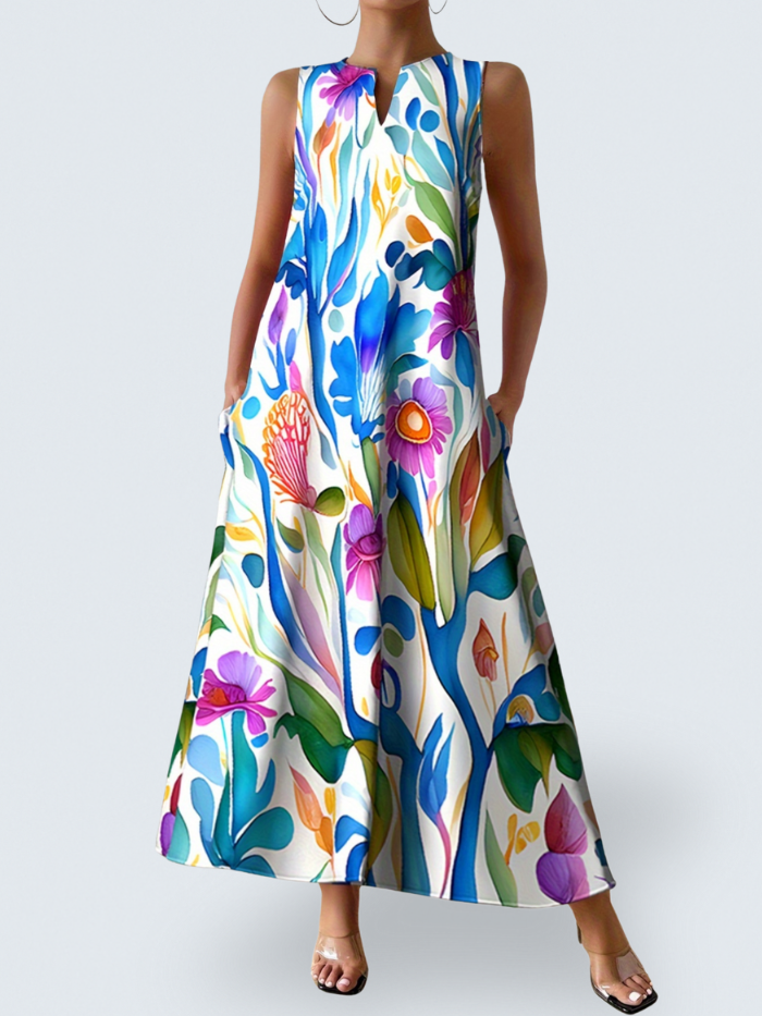 Maison™ | Blooming Print Maxi Dress