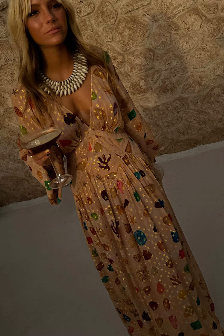 Maison™ | Golden Seashell Maxi