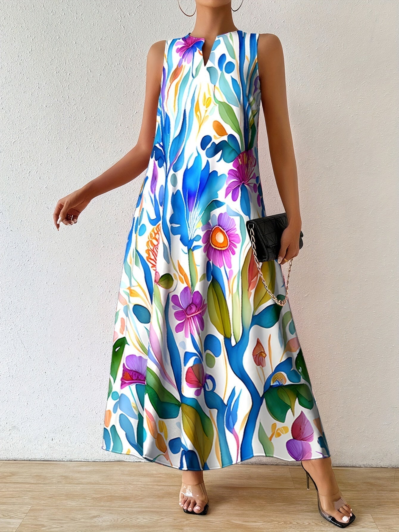 Maison™ | Blooming Print Maxi Dress