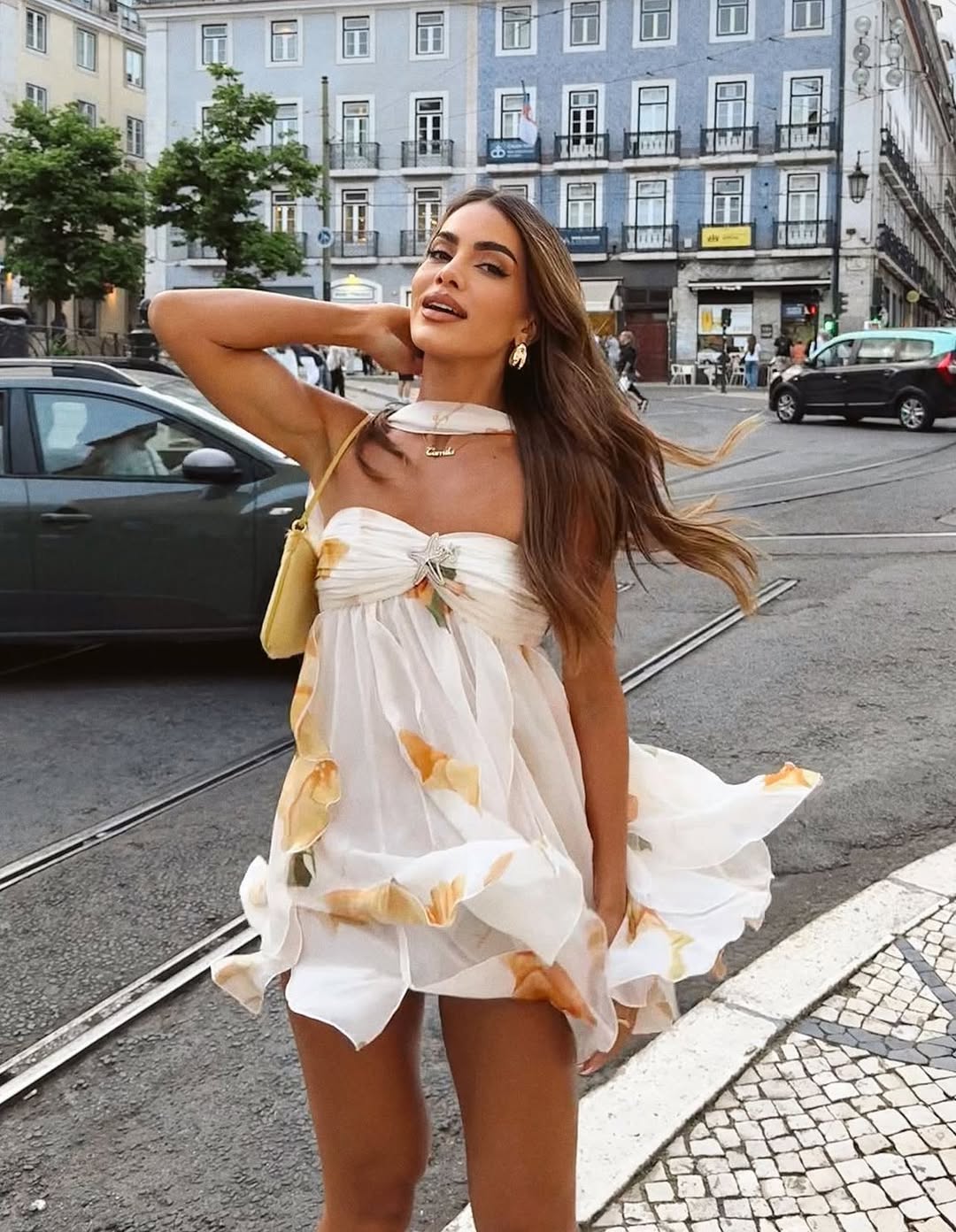 Maison™ | Halter Neck Ruffled Mini Dress