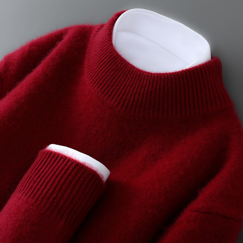 Valence | Elegant Cashmere Sweater (Red)