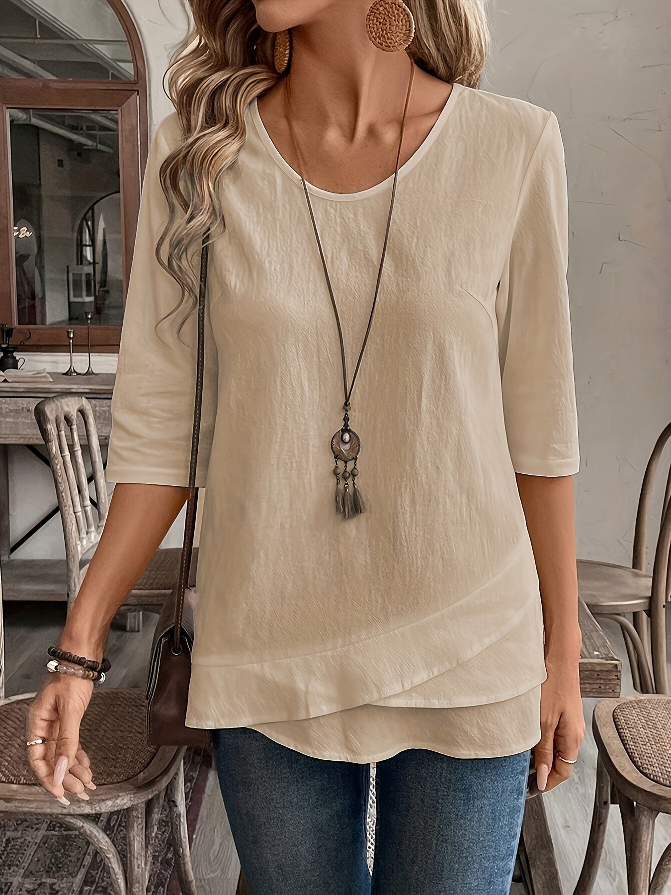 Maison™ | Flowy Layered Blouse