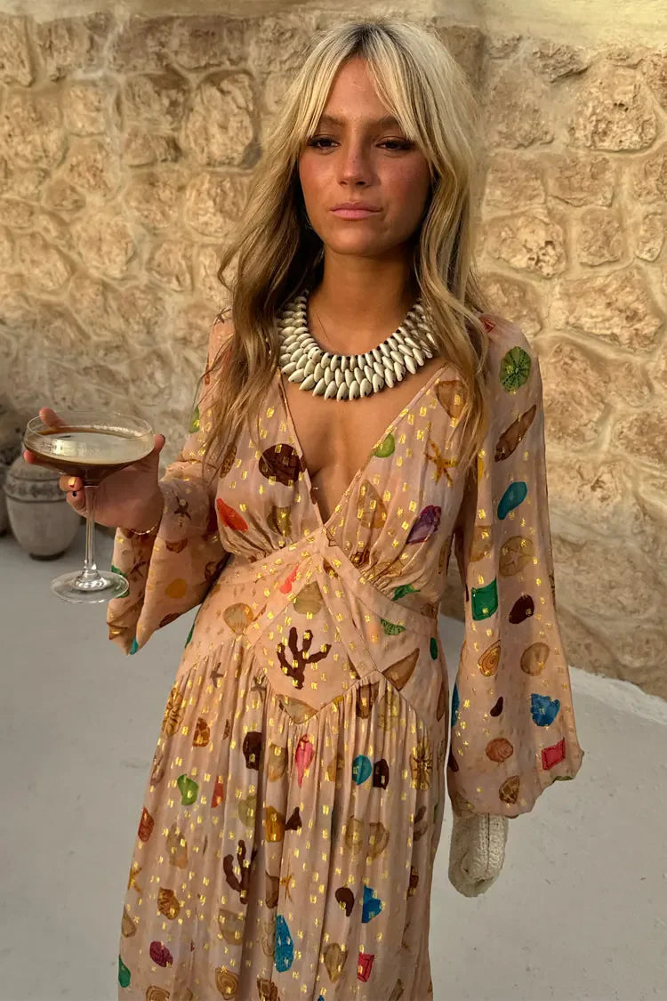 Maison™ | Golden Seashell Maxi