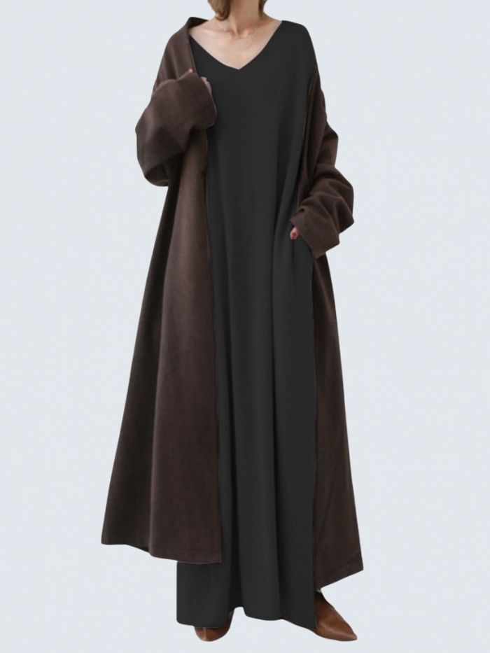 Maison™ | Elegant Casual V-Neck Dress