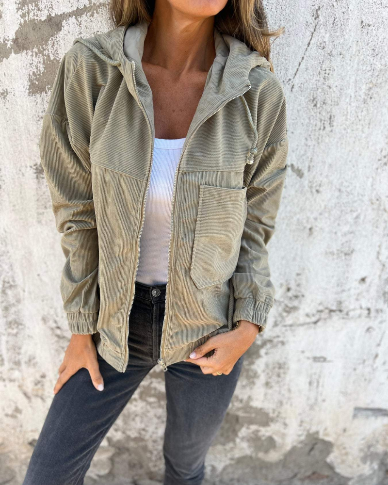 Maison™ | Stylish Hooded Jacket with Zipper