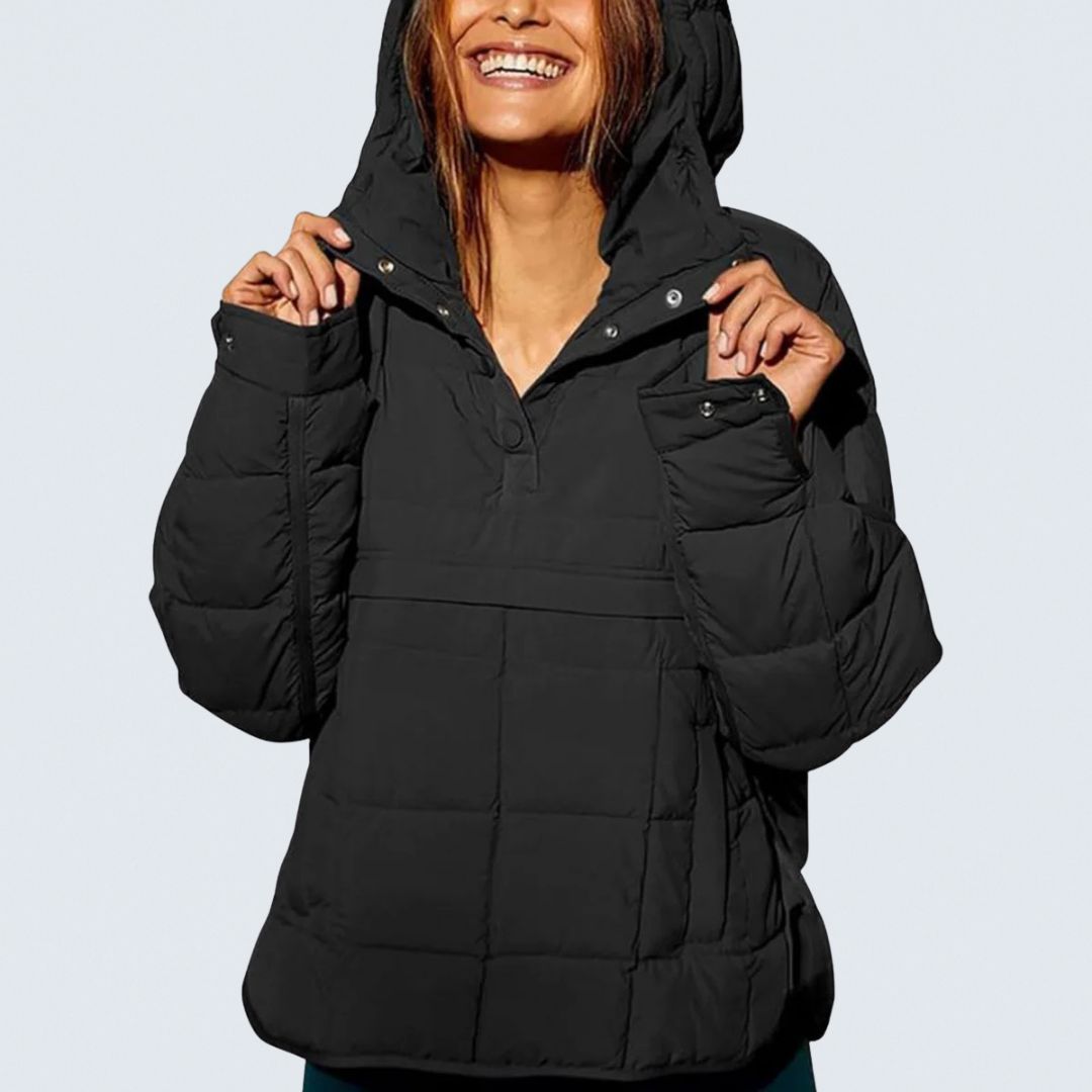 Joy | Oversized Hooded Pullover Hooded Jacket
