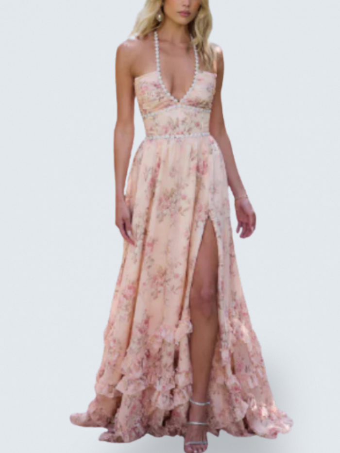 Maison™ | Dress in Peach Tapestry