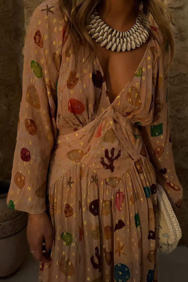 Maison™ | Golden Seashell Maxi