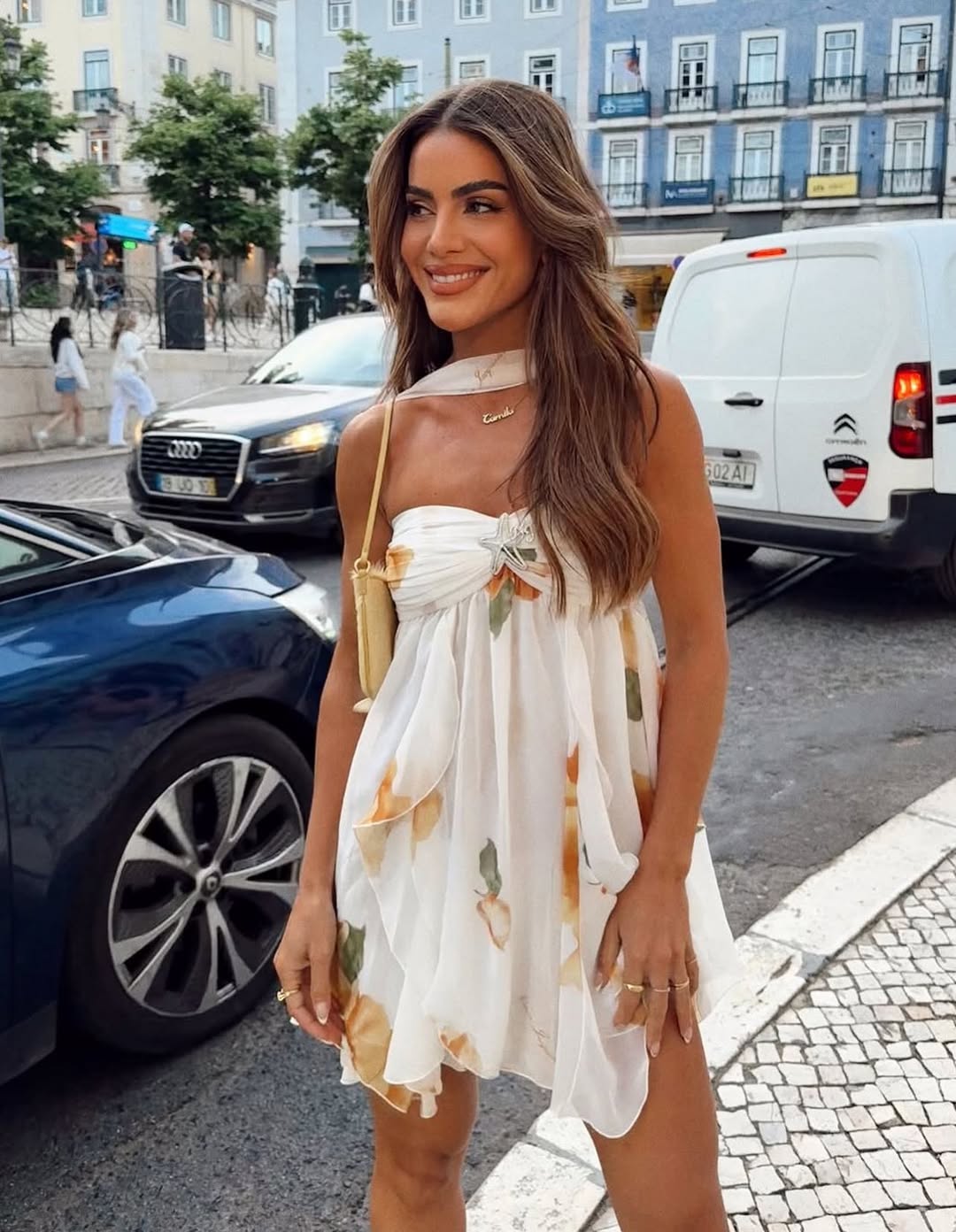 Maison™ | Halter Neck Ruffled Mini Dress