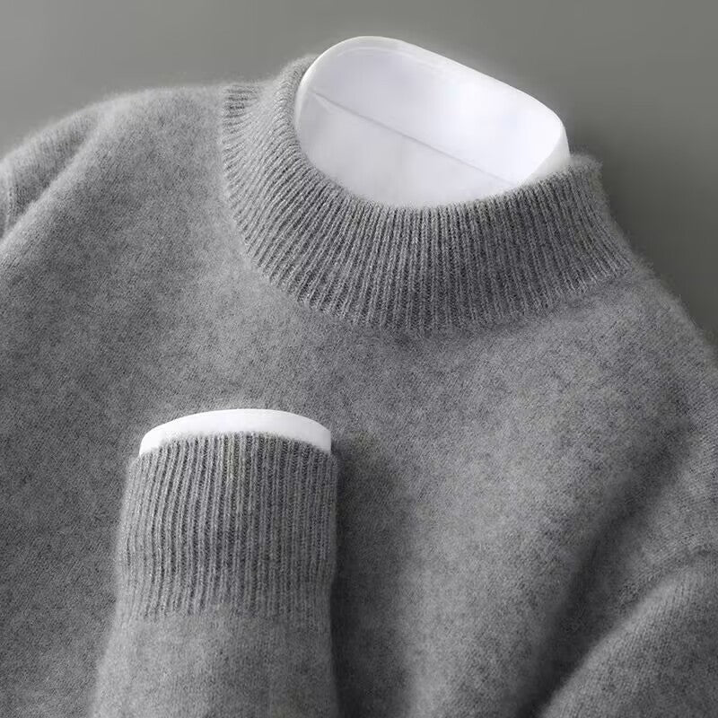 Valence | Elegant Cashmere Sweater (Gray)