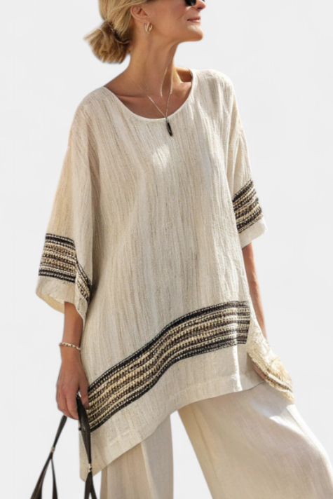 Maison™ | Black Striped Set for Women