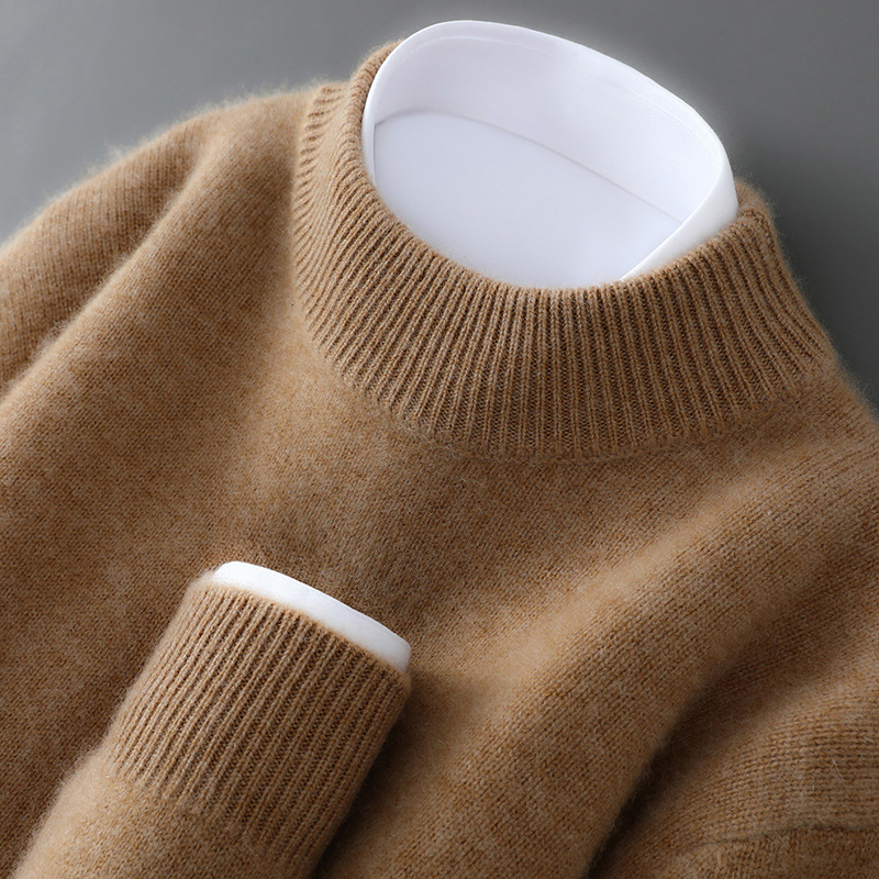 Valence | Elegant Cashmere Sweater (Fall Brown)