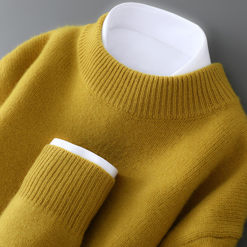 Valence | Elegant Cashmere Sweater (Yellow)