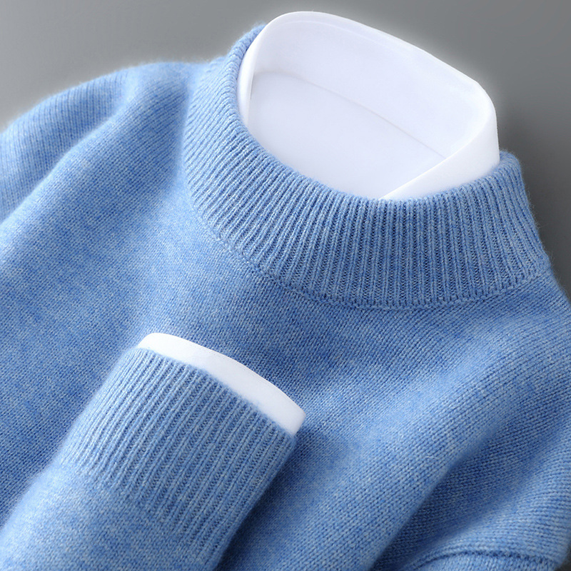 Valence | Elegant Cashmere Sweater (Sky Blue)