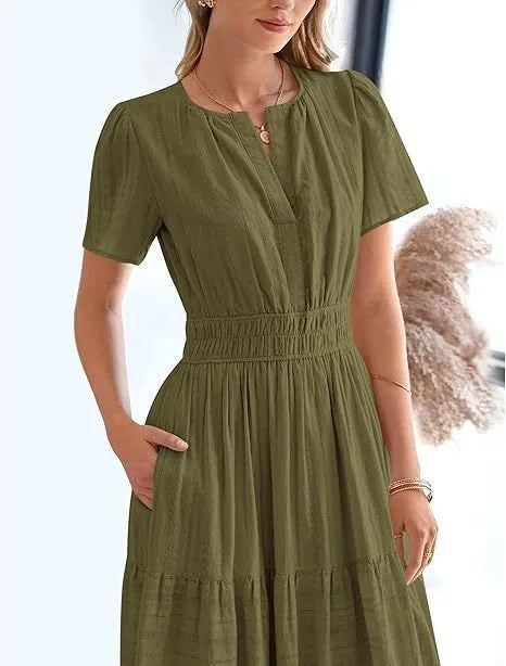 Maison™ | V‑Neck Dress