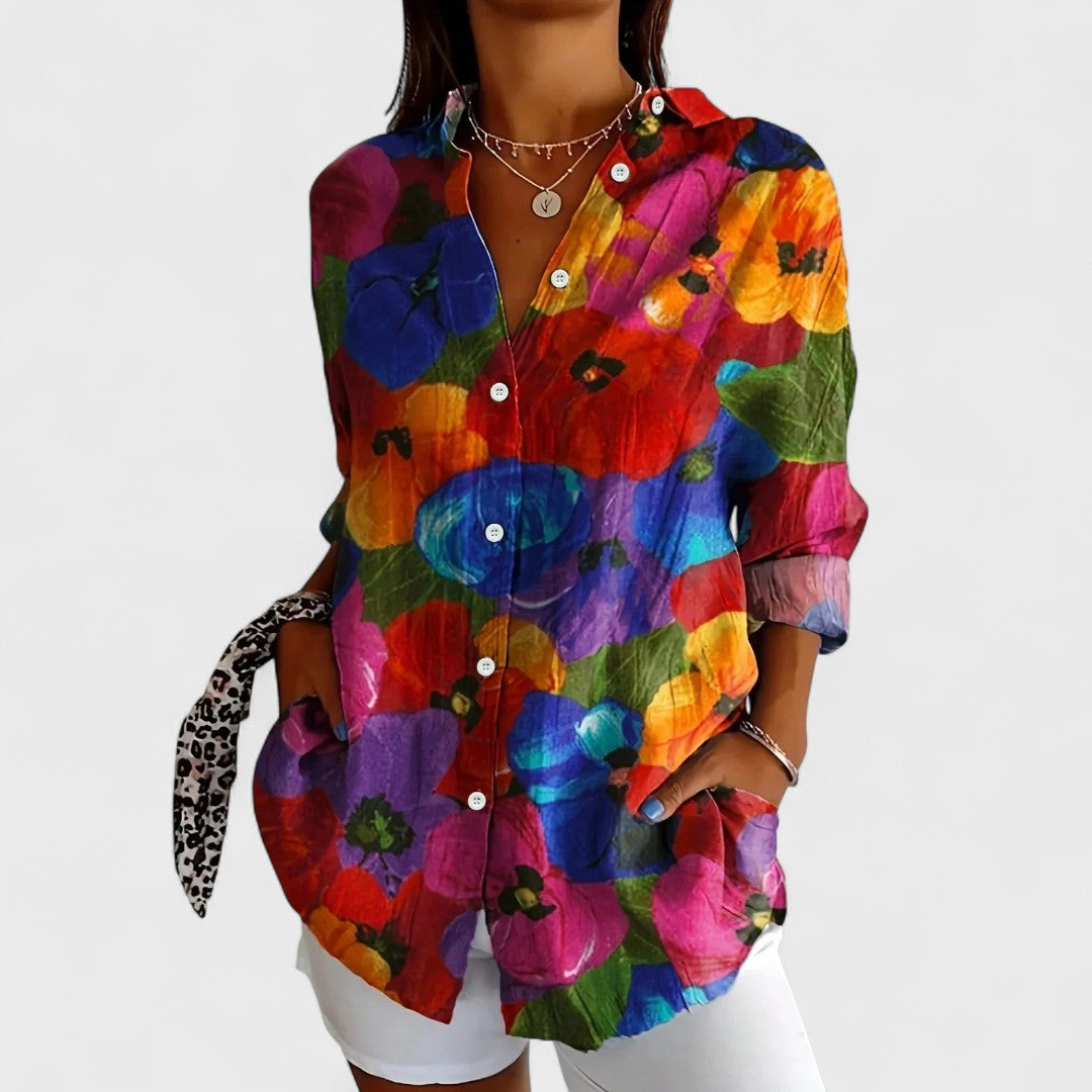 Maison™ | Colorful Blouse with Playful Print