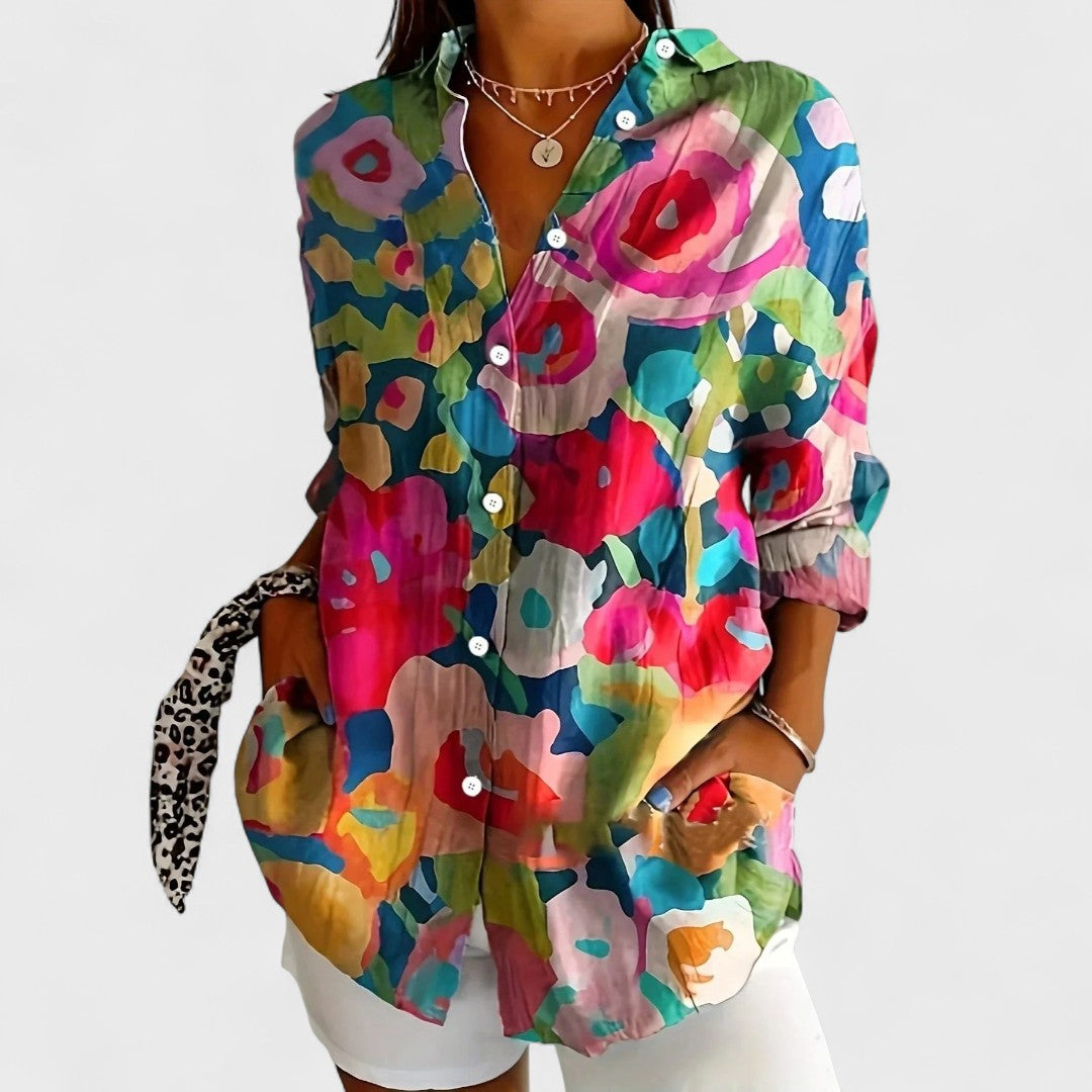 Maison™ | Colorful Blouse with Playful Print