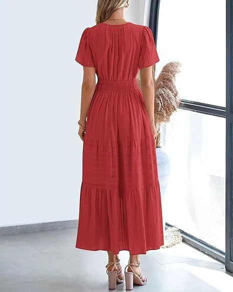 Maison™ | V‑Neck Dress