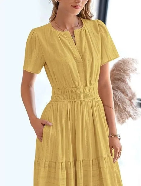 Maison™ | V‑Neck Dress