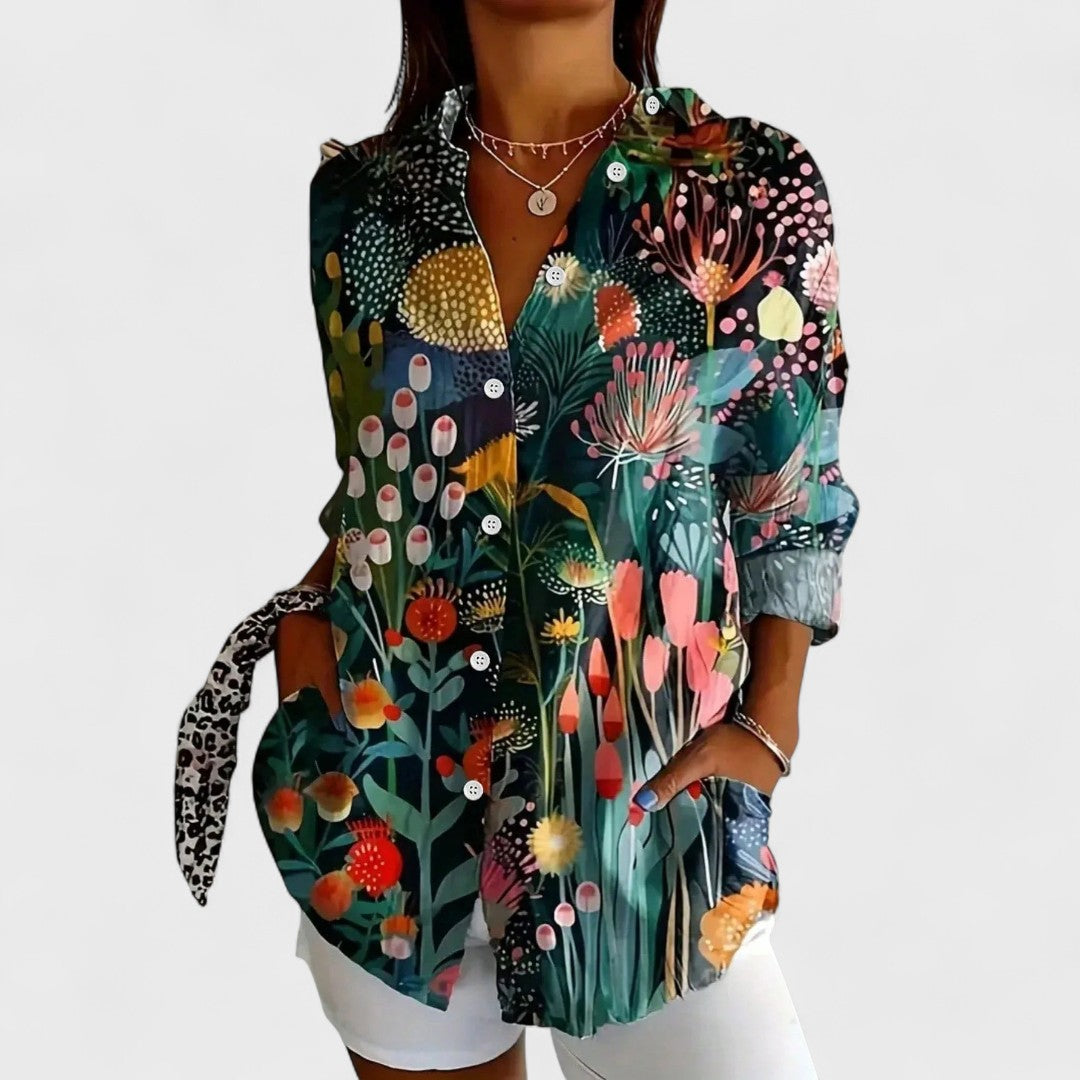 Maison™ | Colorful Blouse with Playful Print