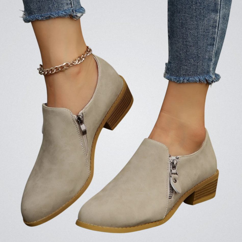 Bronte | Orthopedic Zip-Up Ankle Boots