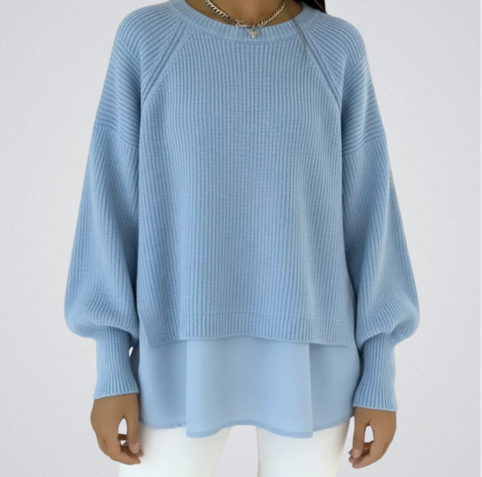 Denise™ | Layered Knit Sweater
