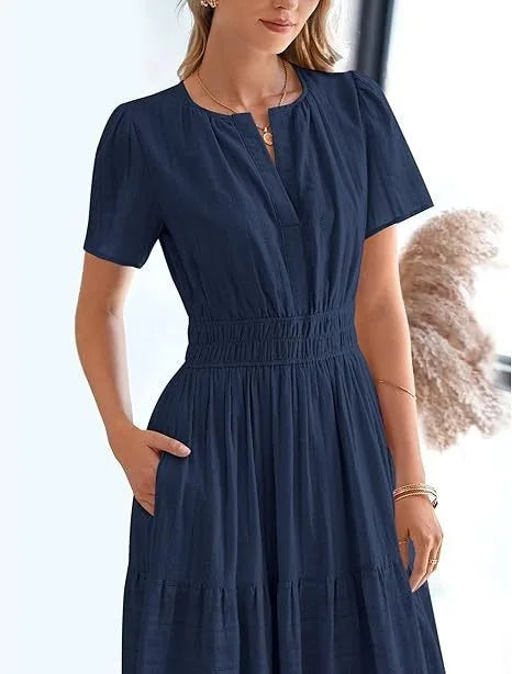 Maison™ | V‑Neck Dress