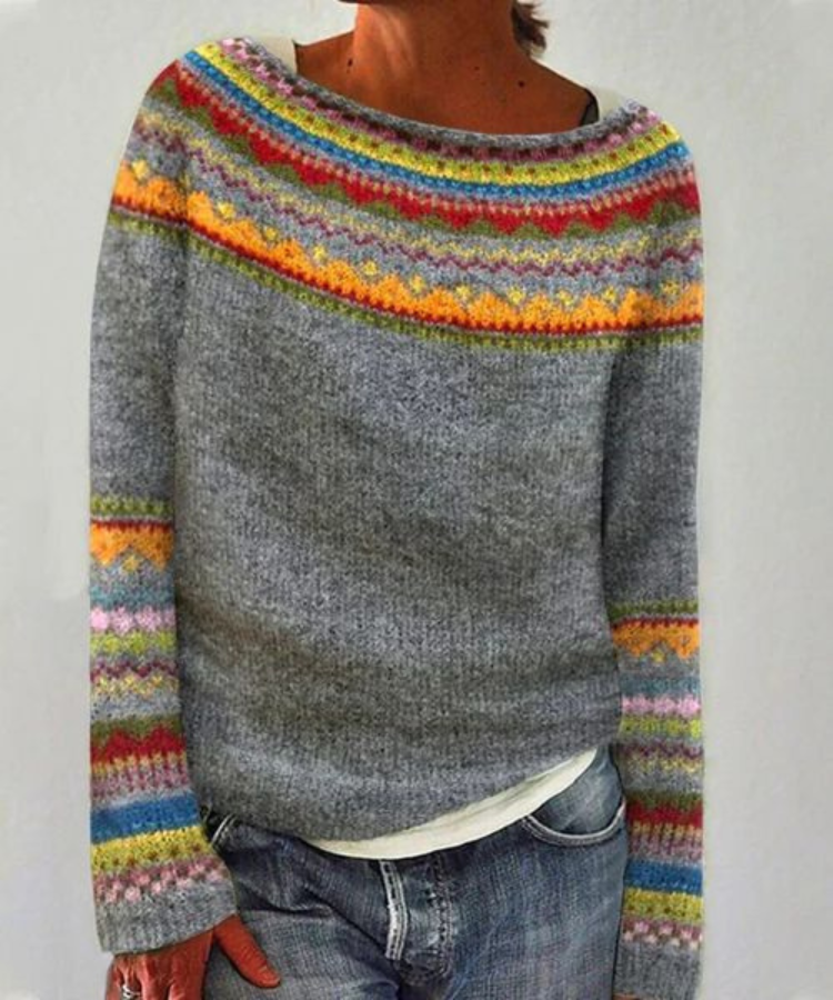 Maison™ | Mireya Retro Knit Sweater