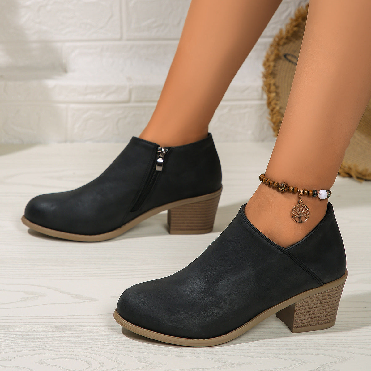 Aveline | Suede Ankle Boots