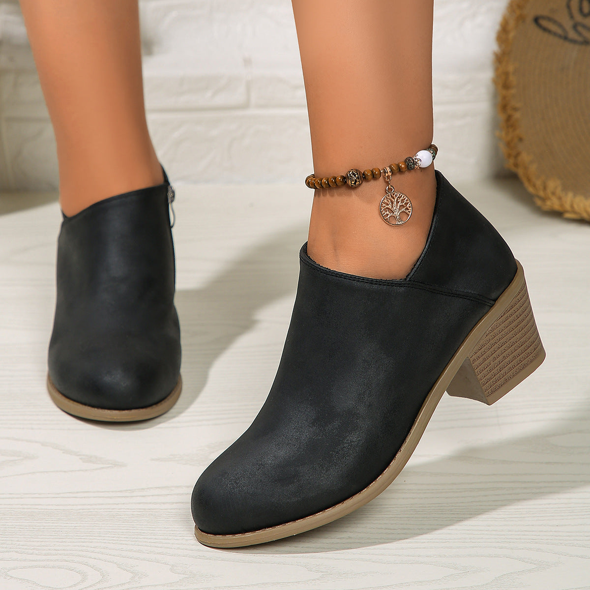 Aveline | Suede Ankle Boots