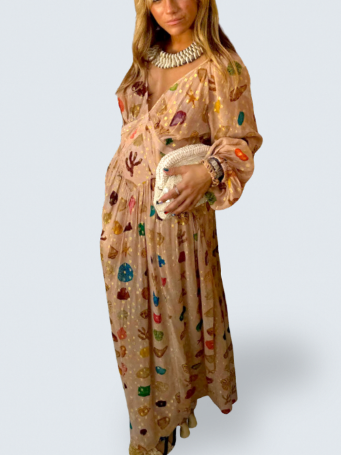 Maison™ | Golden Seashell Maxi