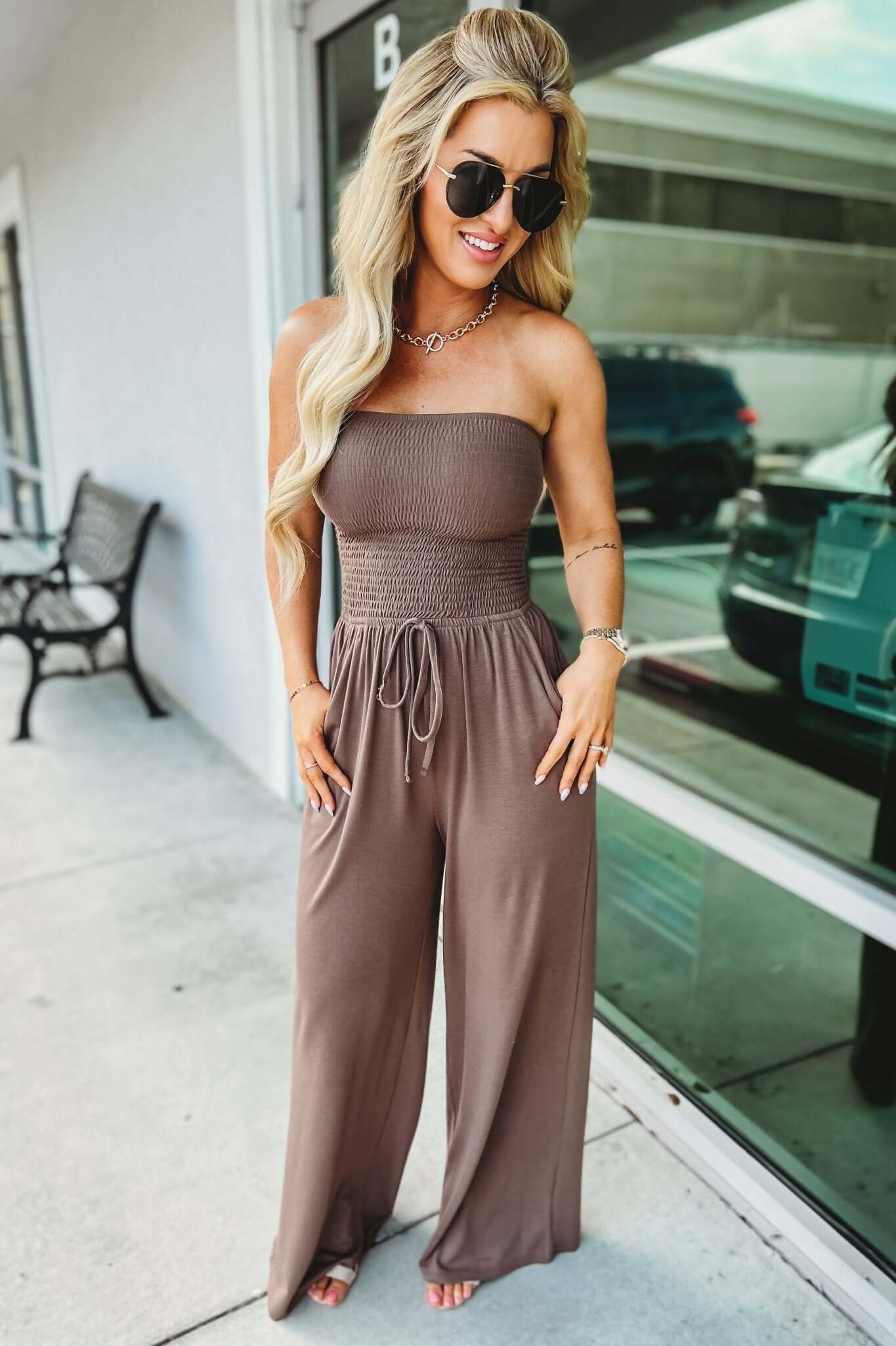 Maison™ | Trendy Off-Shoulder Jumpsuit